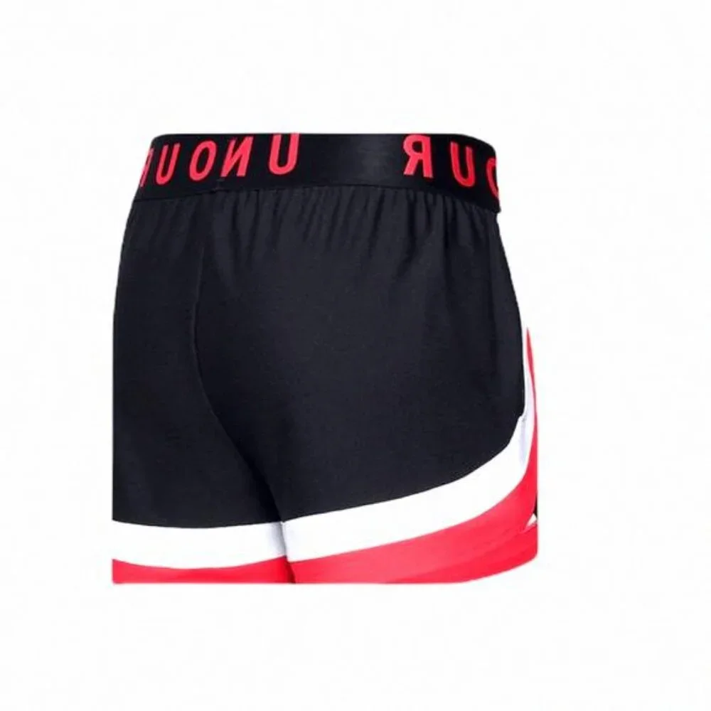 🌸 Sale 🌸 Under Armour Black Play Up Stripe Shorts 001 1351978 Women's Pockets
